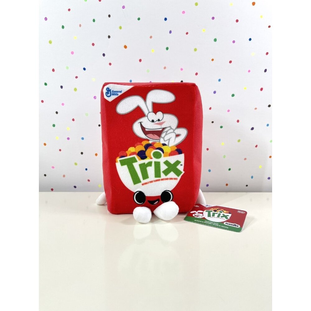 General Mills 'TRIX' Cereal Box Funko POP! Plush ~ NEW with TAGS